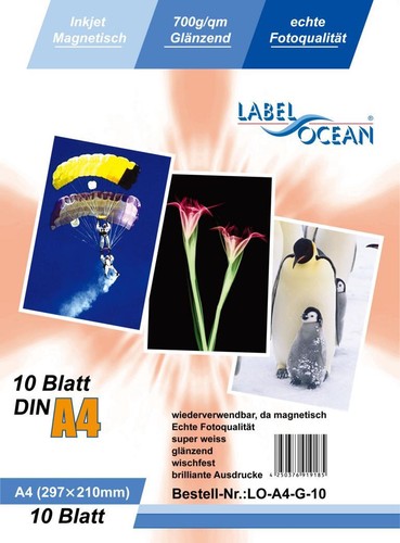 Blatt fotopapier - a4,