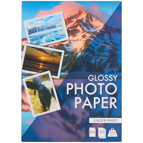 Fotopapier glossy blatt - 50,