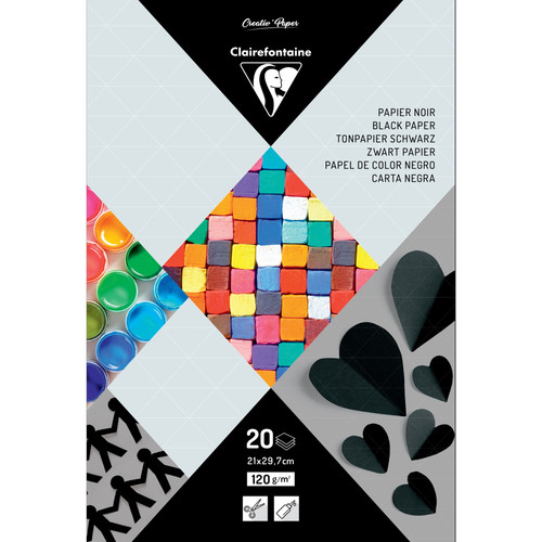 Clairefontaine 10x schwarzes - clairefontaine,